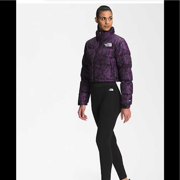 North Face Printed Nuptse Short Jacket - Picture 4 of 13